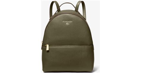 michael kors selma olive green|michael kors olive green backpack.